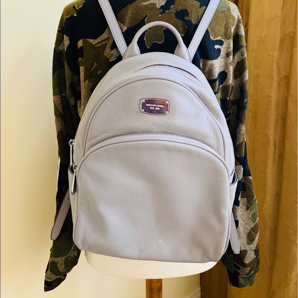 Michael Kors Abbey Medium Backpack Cement